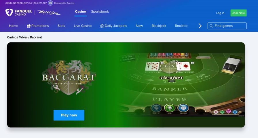 Baccarat online